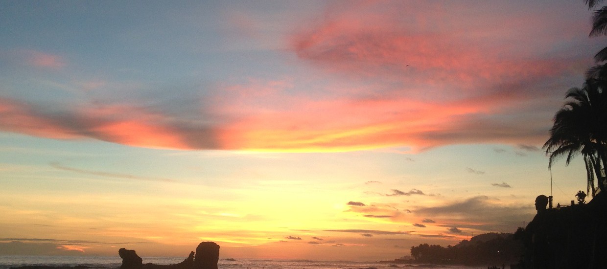 Sunset Playa El Tunco